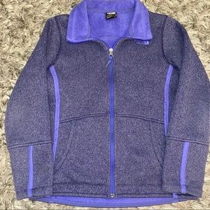 14/16 Girls Purple North Face Jacket fleece Coat